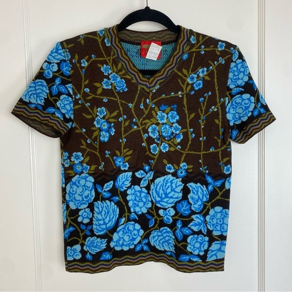Kenzo Tops - KENZO Jungle Floral Wool Blend Sweater size Large